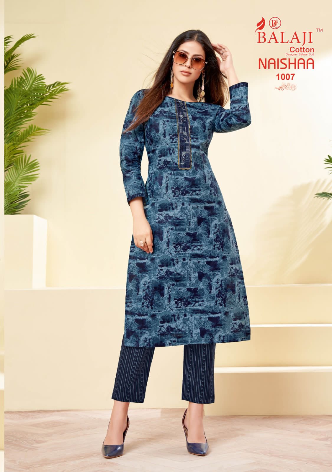Balaji Naishaa Vol 1 Printed Kurti With Bottom Catalog
